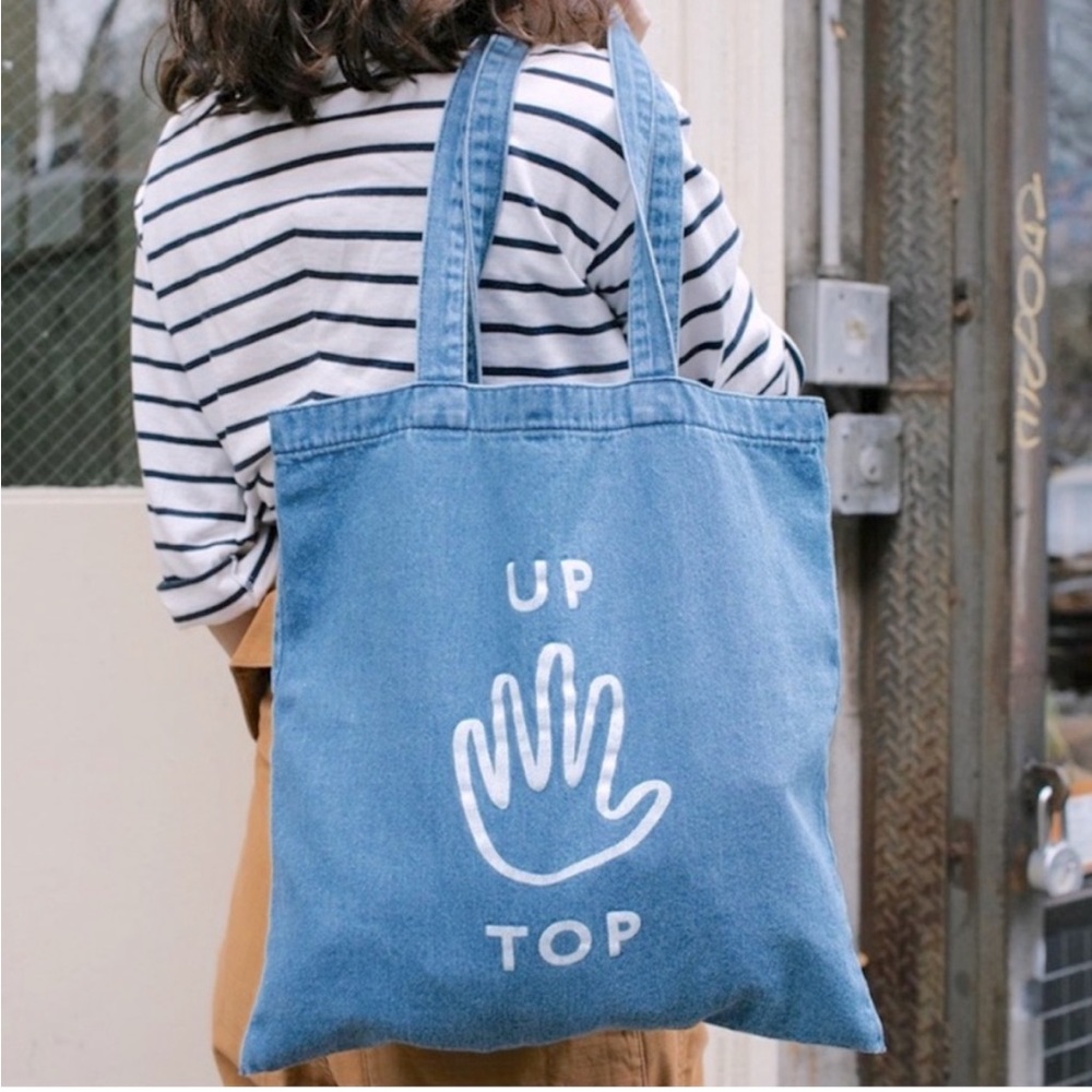 Madewell Up Top Denim Tote Bag